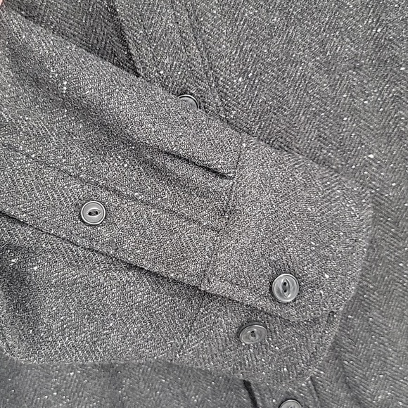 1901 Men's XL Heavyweight Wool Blend Herringbone Shirt Jacket NWOT - Picture 10 of 10